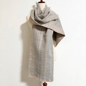 NEW Pipe & Row Striped Woven Blanket Scarf Shawl Wrap
